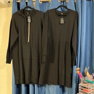 2 NWT Torrid sweatshirt dresses w/pockets 1x 14/16